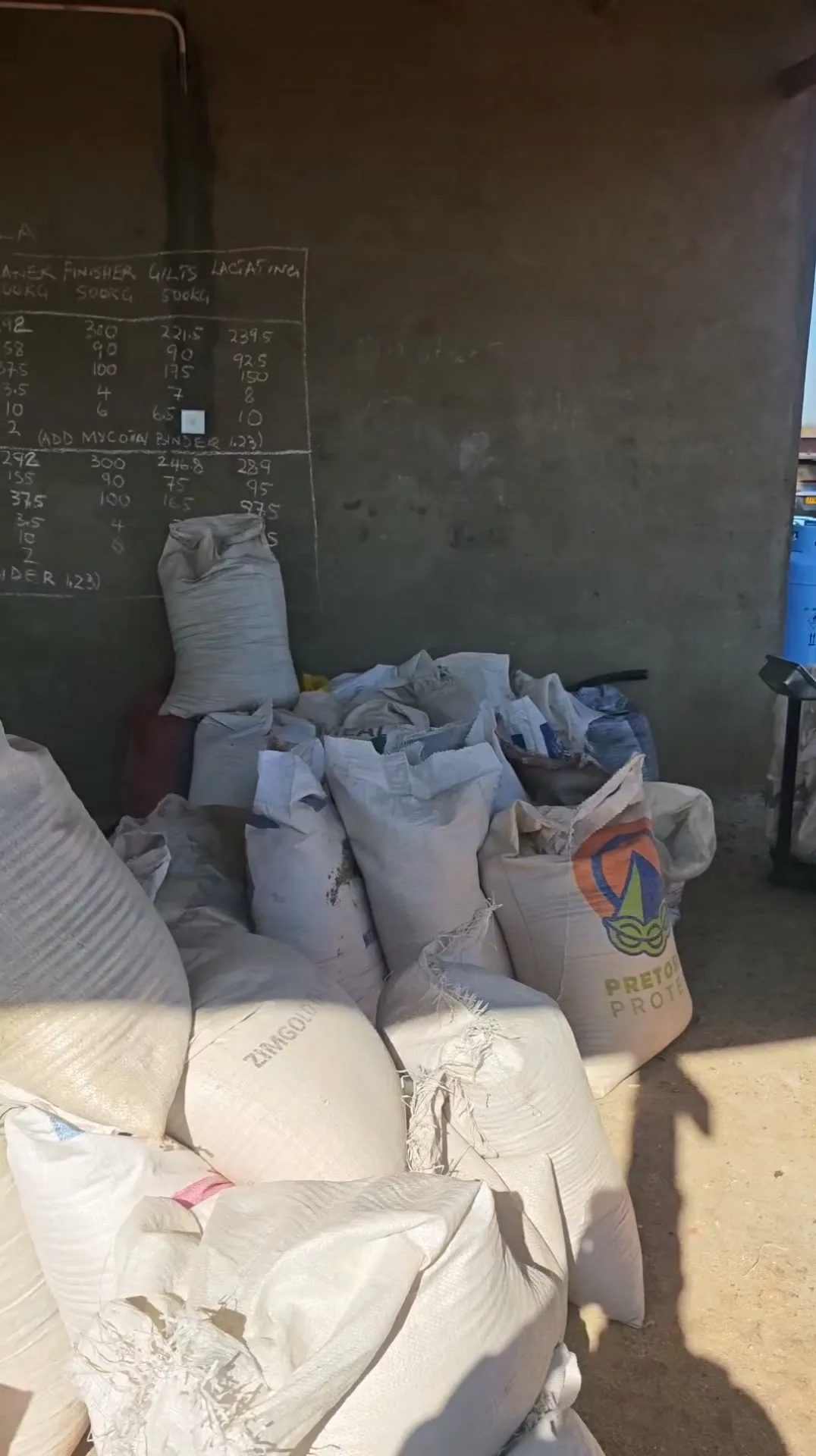 Grain and feed stocks safely in the store
